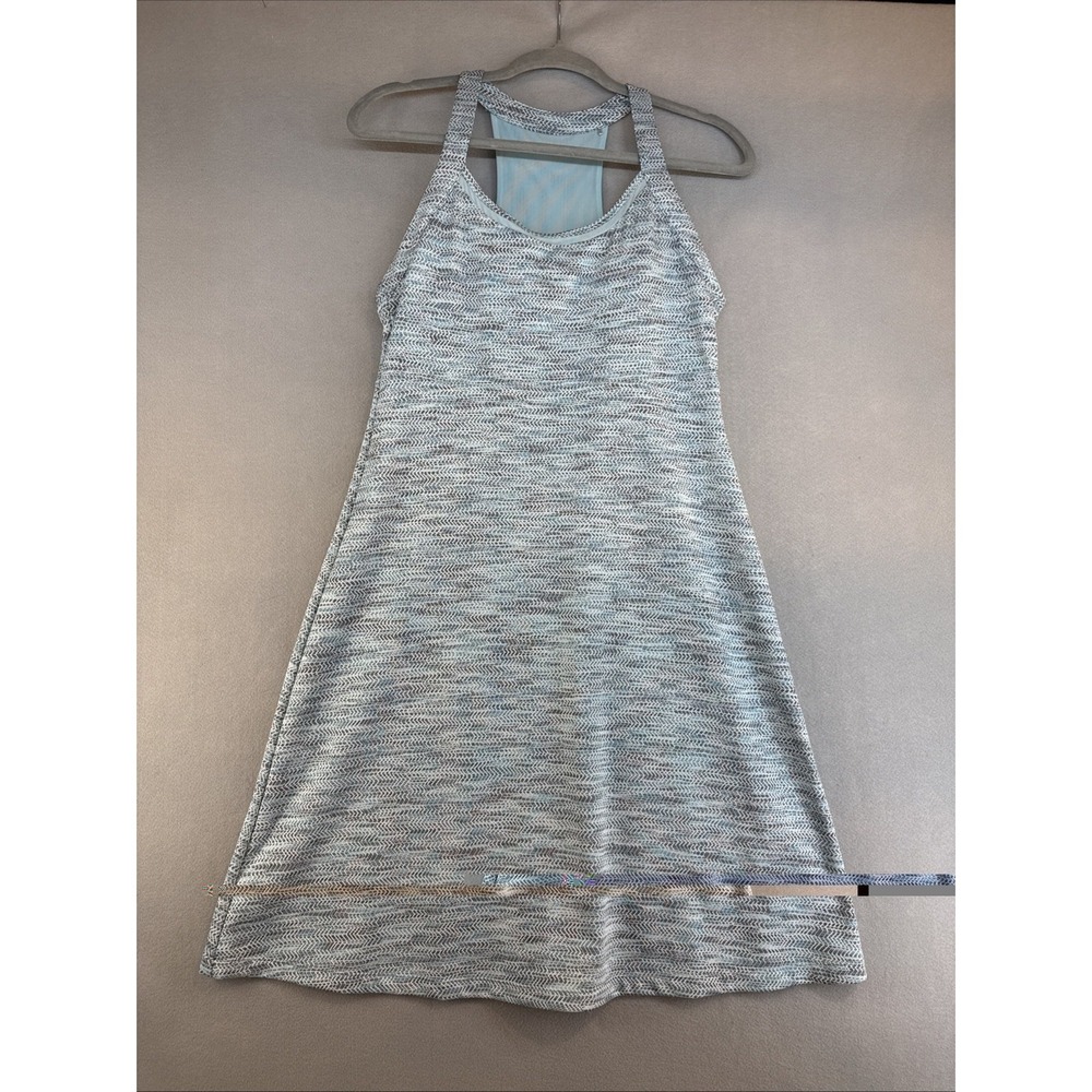 MPG Womens Abstract Padded Built In Bra Athletic Tennis A Line Dress Size M
